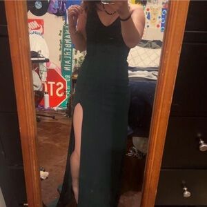 Elegant Green Prom Dress